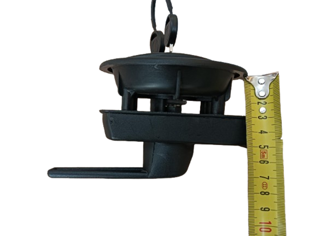 cerradura de plastico negra 2