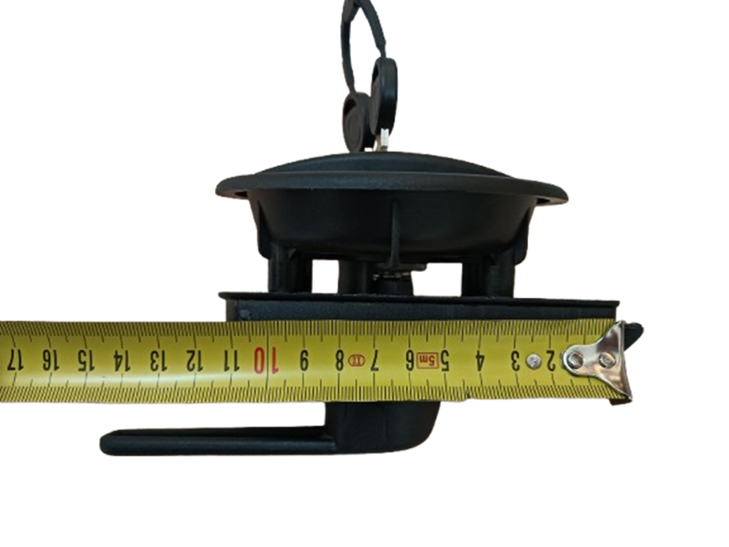 cerradura de plastico negra 3