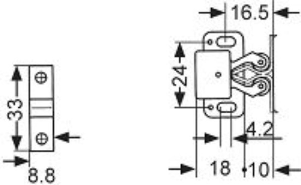 pestillo de acero niquelado 2