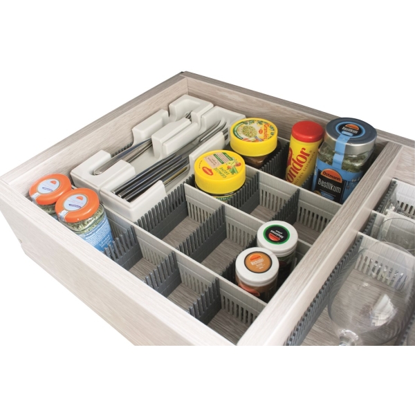 Organizador de cajones PURE LIGHT 8 uds separadores. REF: A0003279
