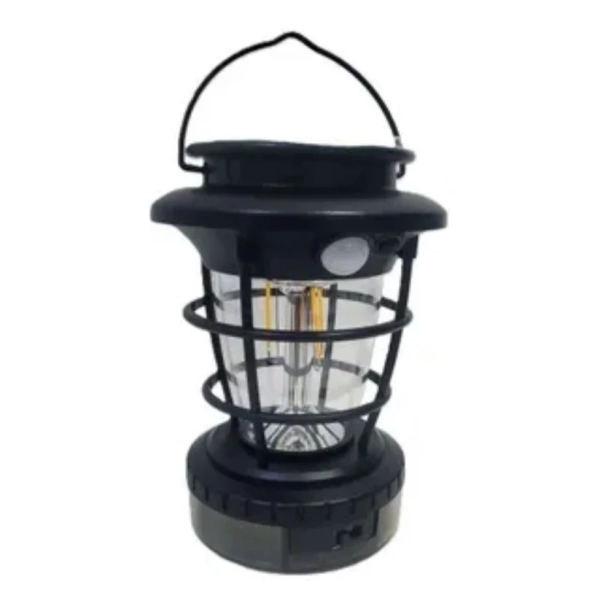 Faro LED Solar y Recargable – Sensor de Bruma, Luz Amarilla Regulable y Tira LED Decorativa. ref: k000010