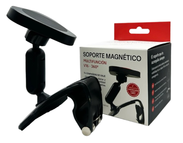 Soporte magnetico multifunción V16 360º. REF: A0039380.