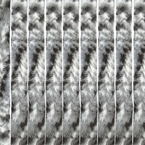 Cortina de Puerta de Tercipelo (Cola de Gato) 56X185CM Gris/Negro. REF: A0021585. Sin stock en tienda . Para plazo de entrega llamar al 614828654